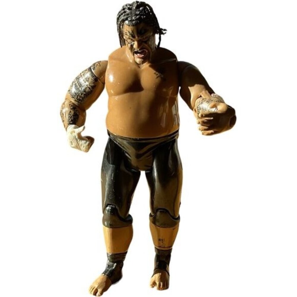 2004 WWE Umaga Jakks Adrenaline 22 Wrestling Action Figure 7"